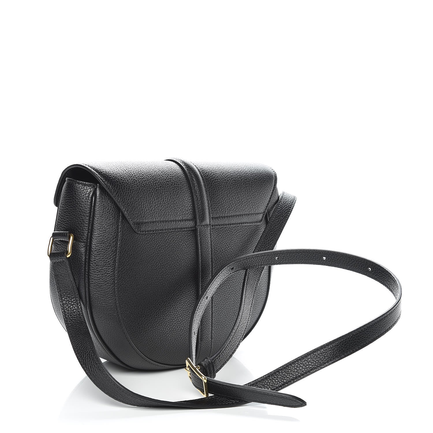 Celine Grained Calfskin Medium Besace 16 Black 3 of 10