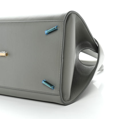 Salvatore Ferragamo Calfskin Small Hug Bag Ash Grey 9 of 9