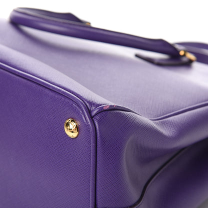 Prada Saffiano Medium Galleria Double Zip Tote Viola 10 of 12
