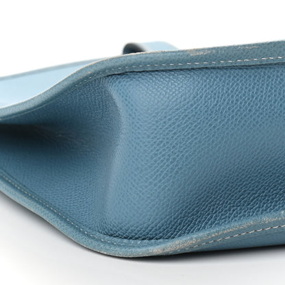 Hermes Epsom Evelyne GM Blue Jean 8 of 9