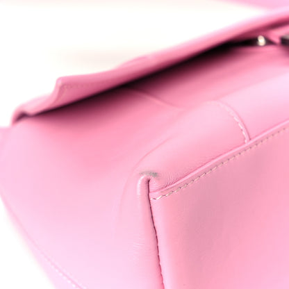 Balenciaga Semi Shiny Smooth Calfskin Small Downtown Shoulder Bag Candy Pink 14 of 14