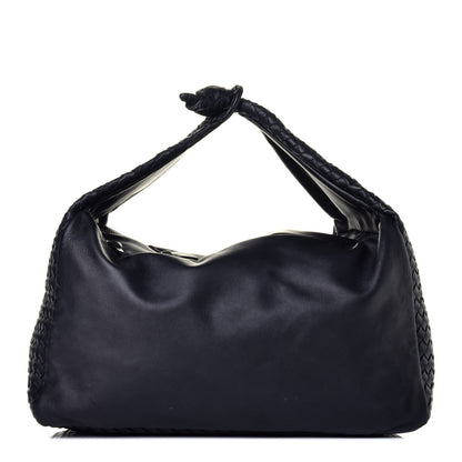 Bottega Veneta Nappa Intrecciato Large Knot Hobo Black 1 of 8