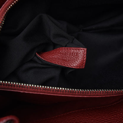 Saint Laurent Grained Calfskin Small Supple Sac De Jour Dark Pallisandre 9 of 13