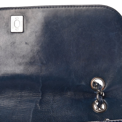 Chanel Vinyl Quilted In The Business Flap Navy Blue 10 of 20