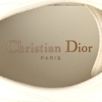 Christian Dior Canvas Dot Walk'N'Dior Low Top Sneakers 37.5 Milk 8 of 10