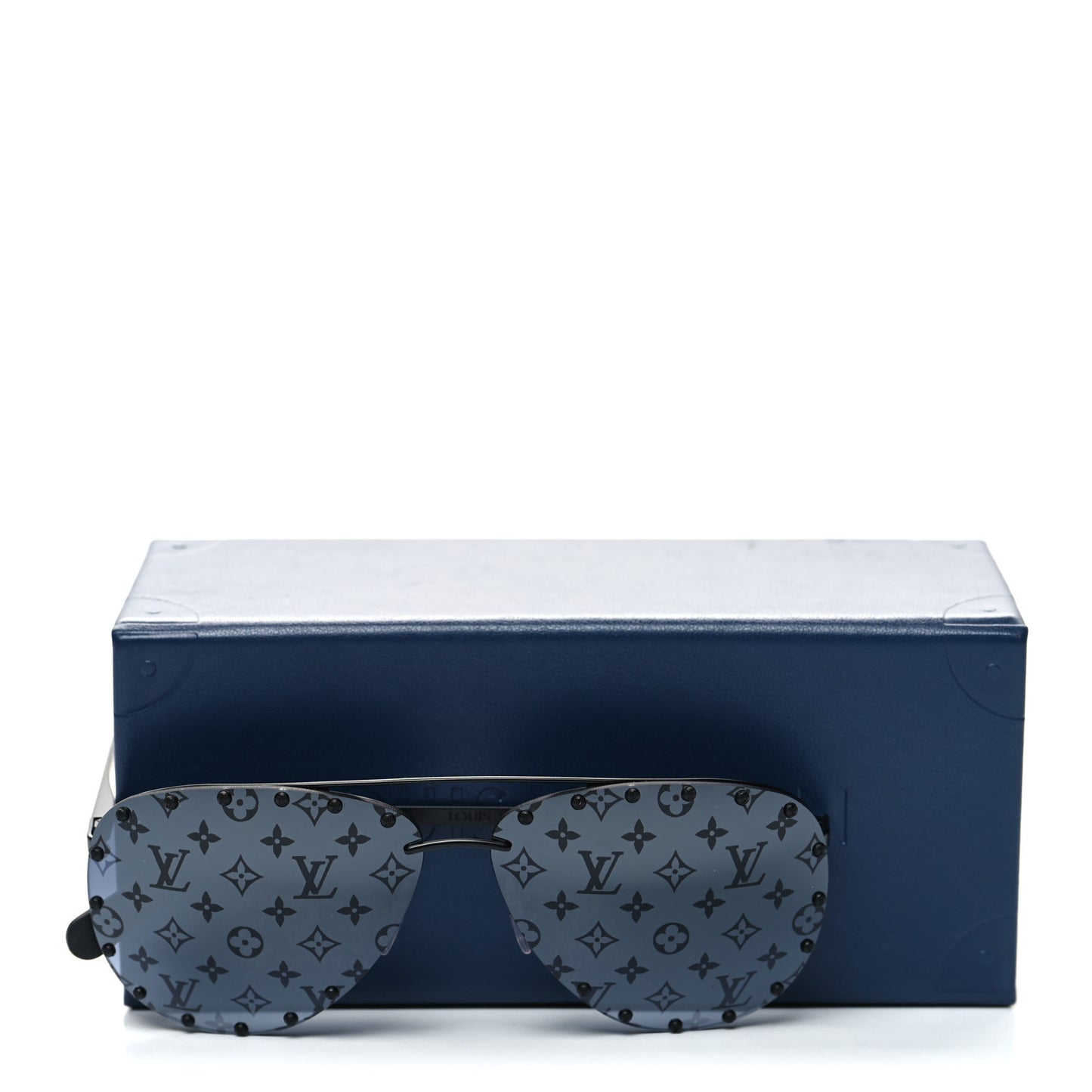 Monogram The Party Aviator Sunglasses Z0971U Black
