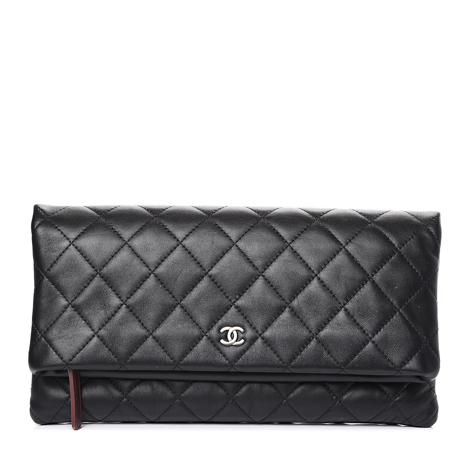Chanel Lambskin Quilted CC Beauty Clutch Black 1 of 10