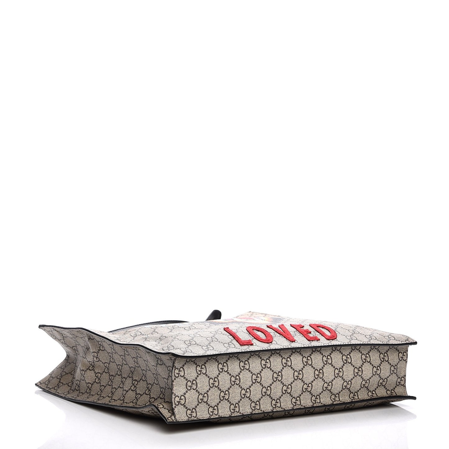 GG Supreme Monogram Angry Cat Vertical Tote