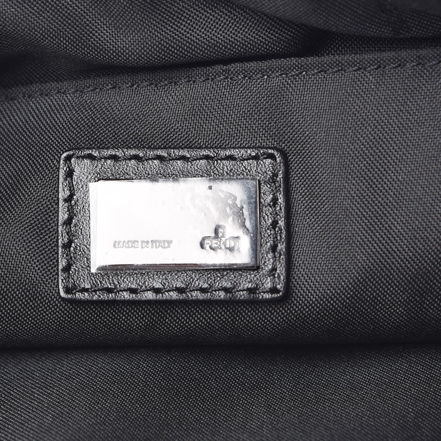 Fendi Zucchino Vitello Pochette Black 6 of 9