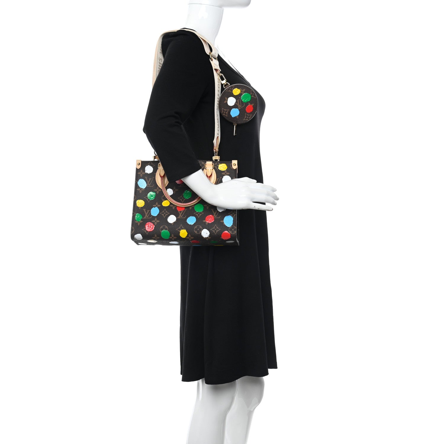 Louis Vuitton LV X YK Monogram Dots Onthego PM Multicolor 2 of 8
