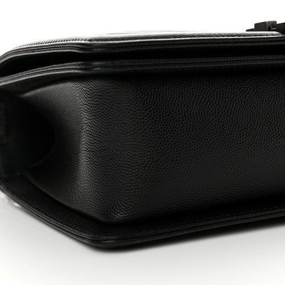 Chanel Caviar Quilted Medium Boy Flap Black 9 of 12