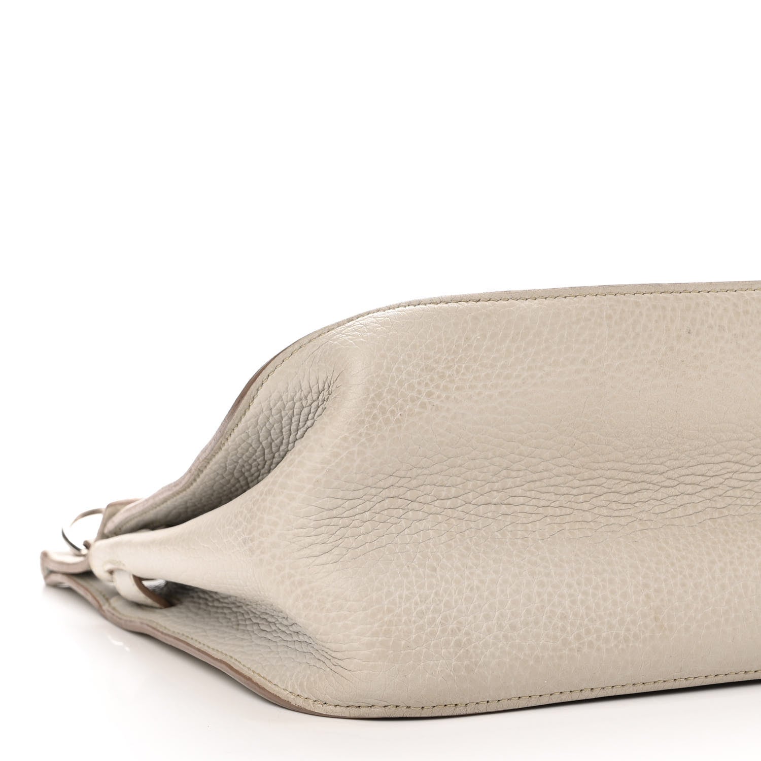 Hermes Taurillon Clemence Jypsiere 28 Gris Perle 7 of 12
