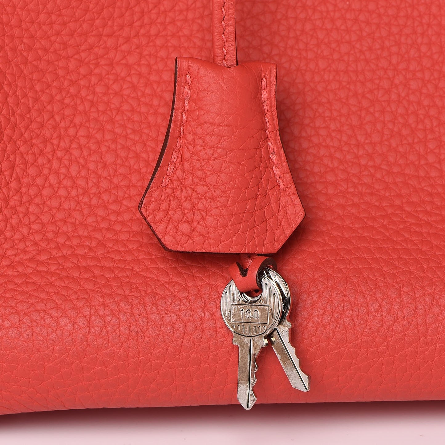 Togo Birkin 35 Rouge Pivoine