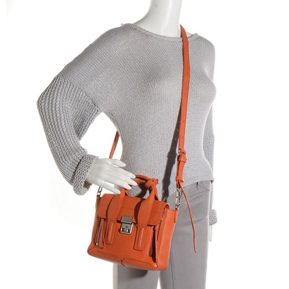 3.1 Phillip Lim 3.1 Leather Mini Pashli Satchel Mandarin 2 of 14