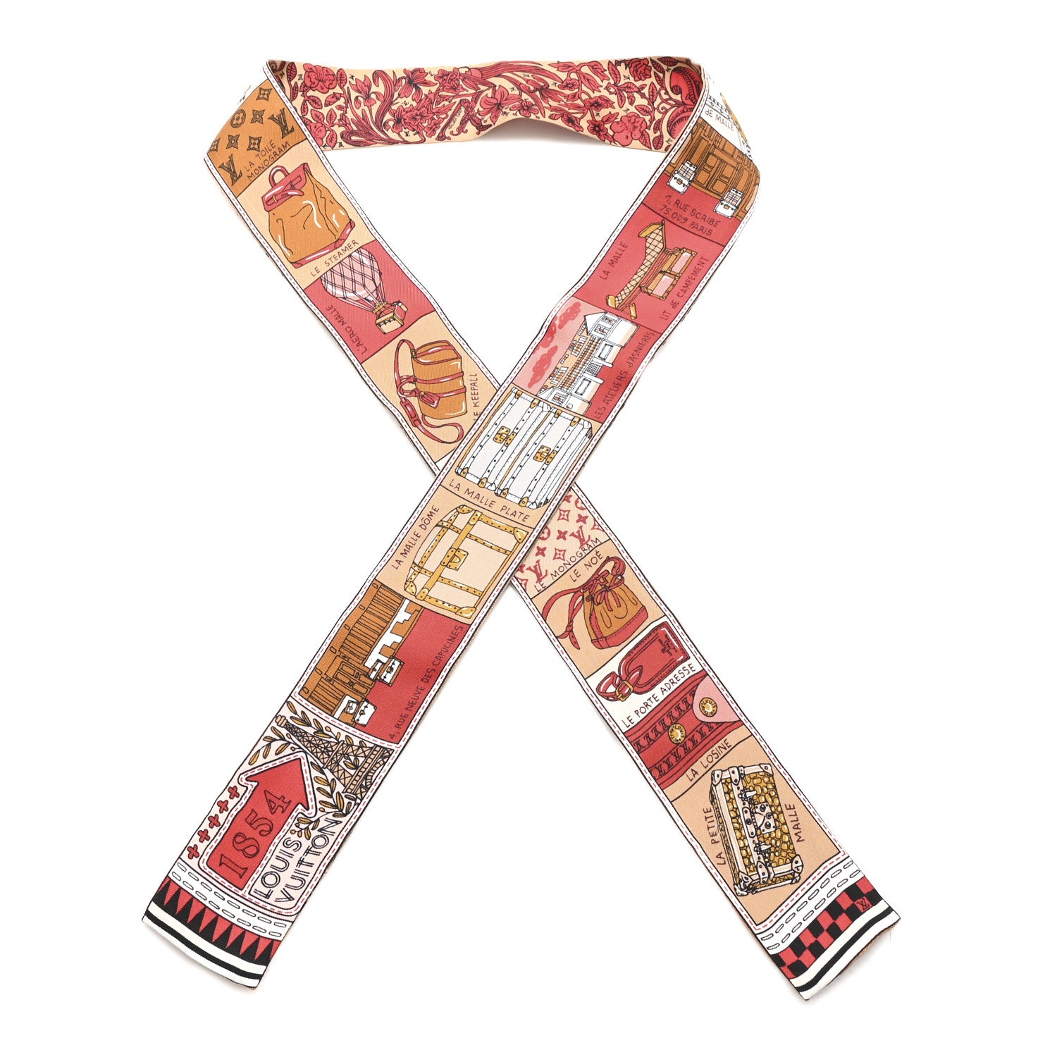 Louis Vuitton Silk Jeu De Louis BB Bandeau Beige 1 of 3