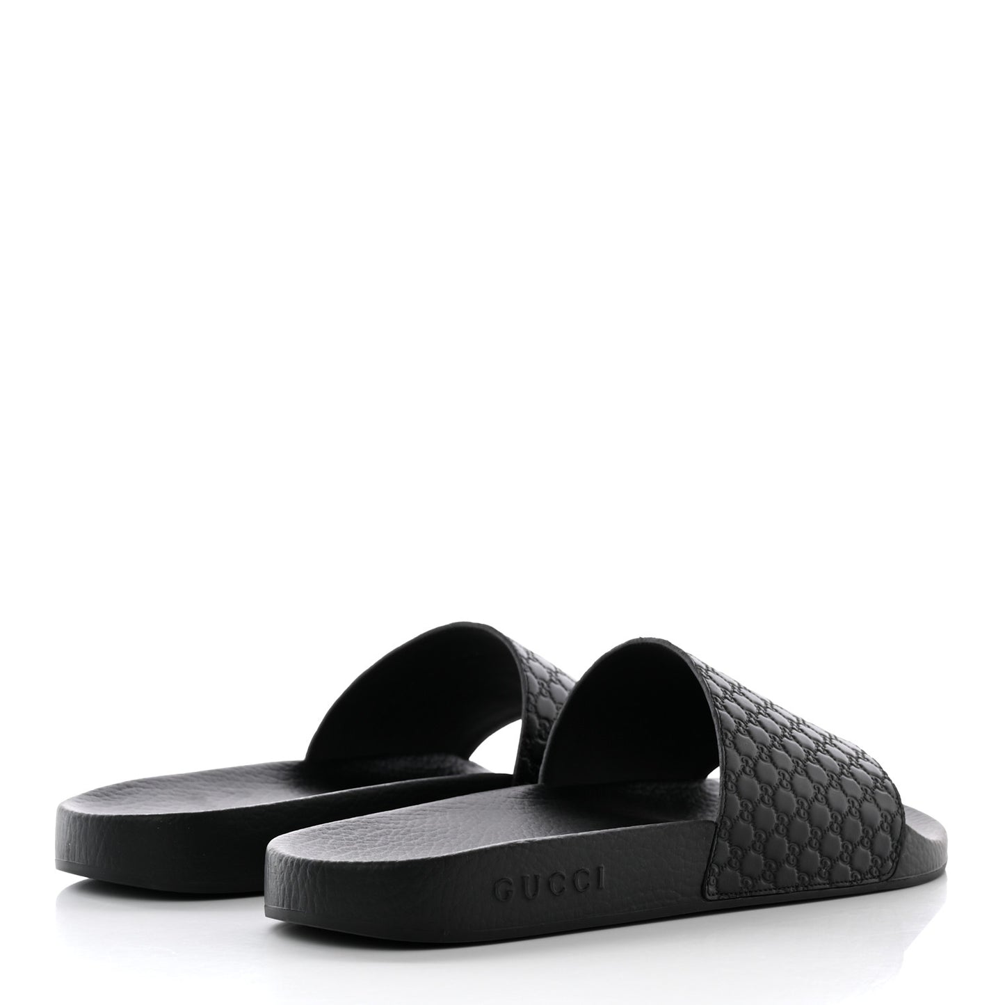 Microguccissima Mens Slide Sandals 12 Black