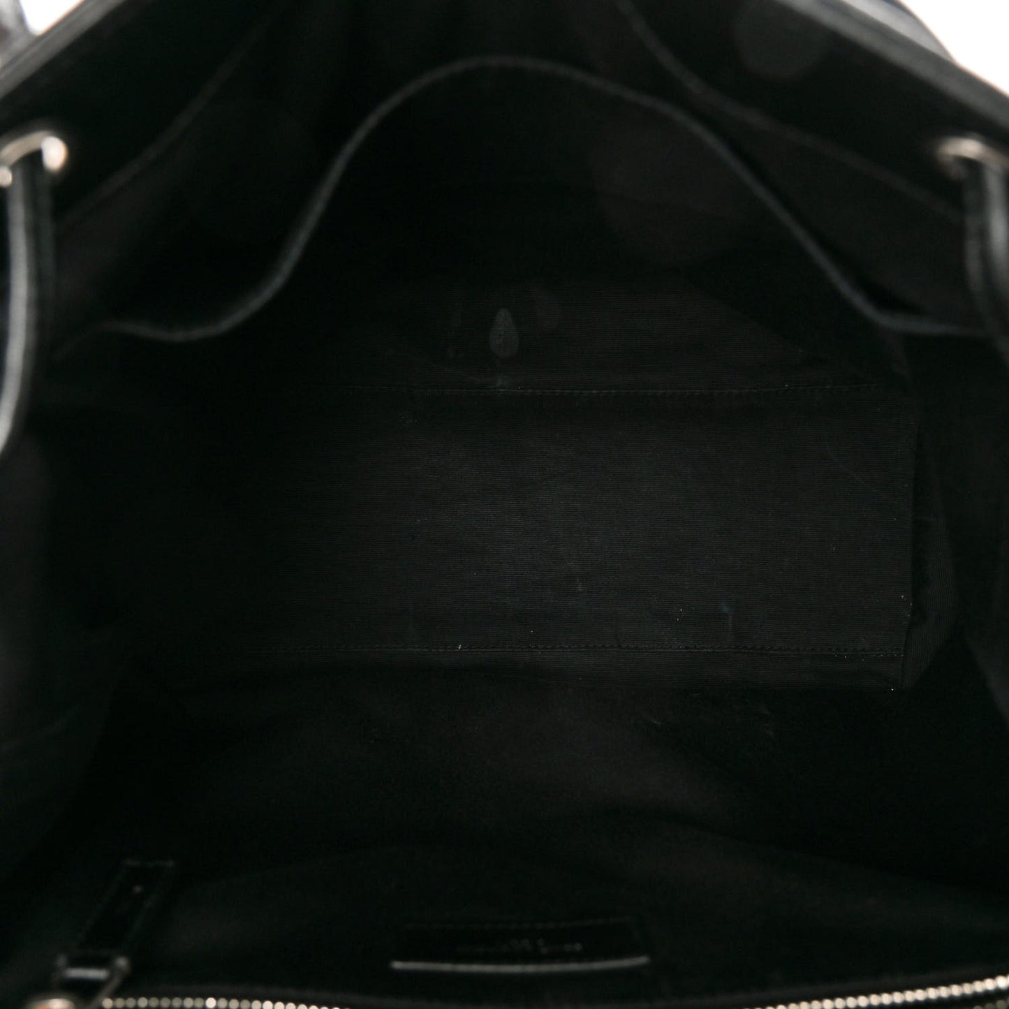 Calfskin Y Quilted Monogram Medium Loulou Backpack Black
