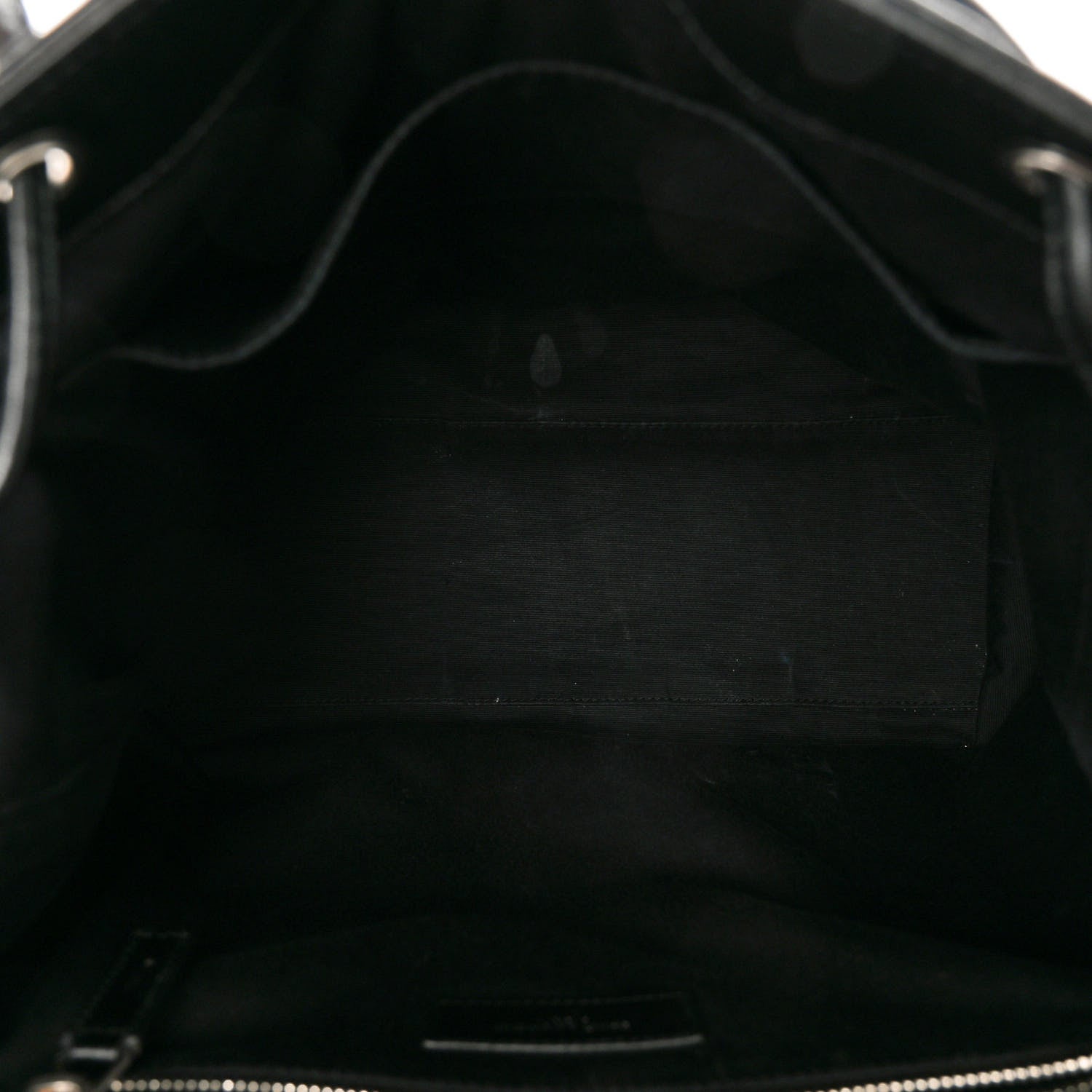 Saint Laurent Calfskin Y Quilted Monogram Medium Loulou Backpack Black 5 of 11
