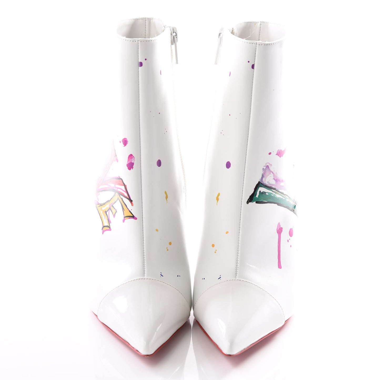 Calfskin In Love 100 Booties 37 White