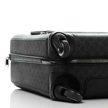 Gucci GG Supreme Monogram Gran Turismo Suitcase Black Grey 9 of 19