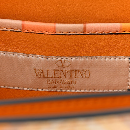 Valentino Garavani Vitello Native Couture 1975 Rockstud Crossbody Bag Mandarin Sorbet 5 of 8