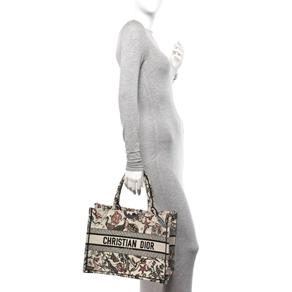 Christian Dior Canvas Embroidered Animaux Fantastiques Medium Book Tote Multicolor 2 of 10