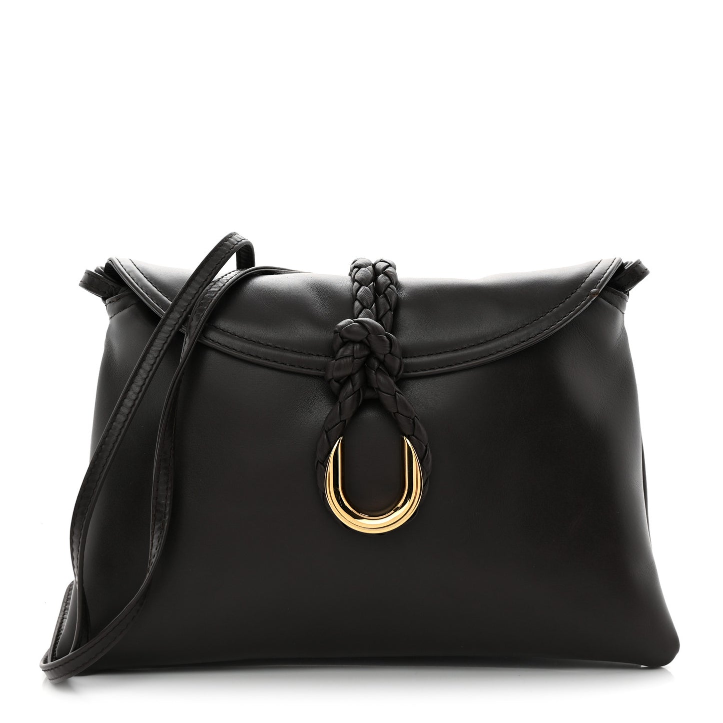Smooth Calfskin Small Liberta Shoulder Bag Fondant
