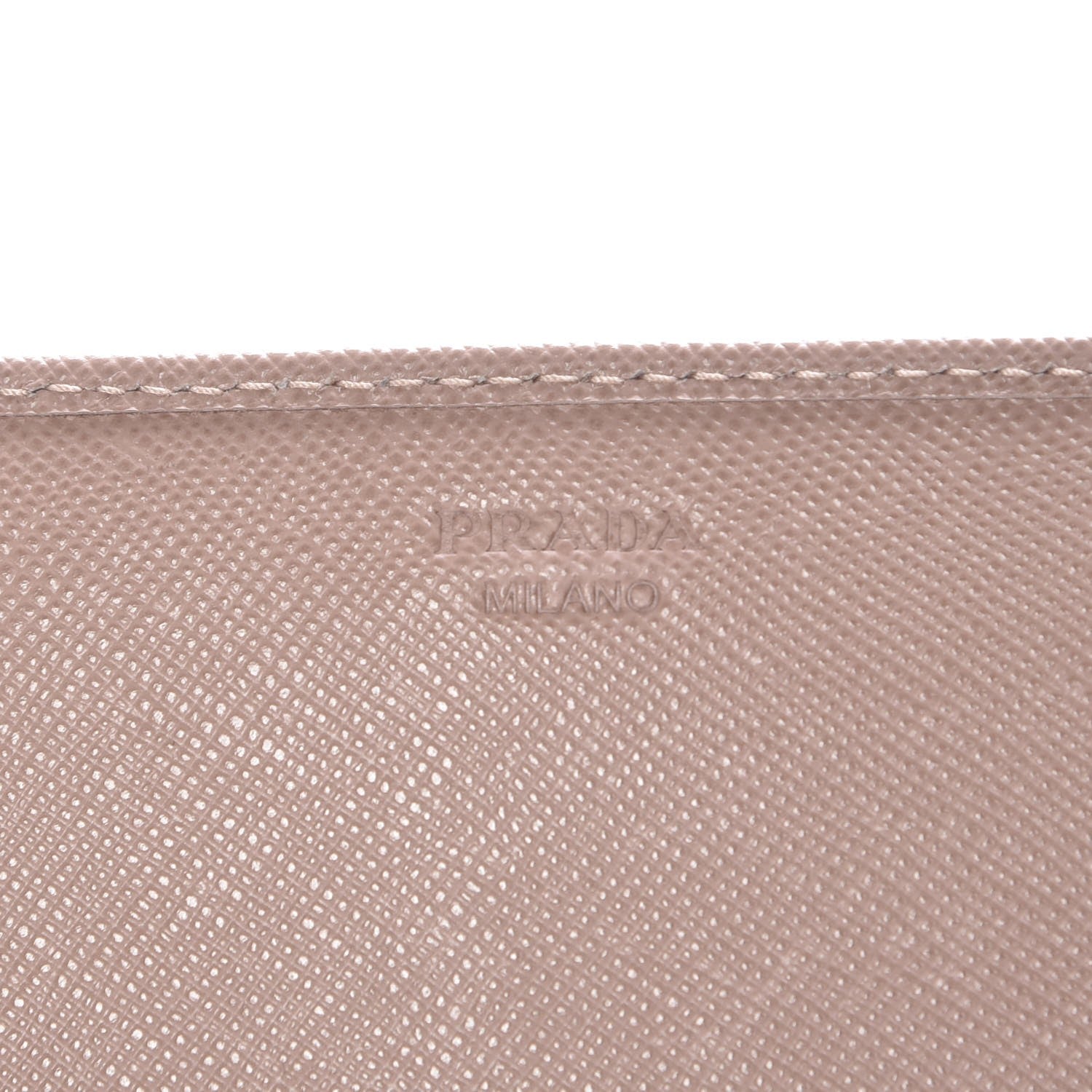 Prada Saffiano Metal Large Chain Wallet Cammeo 6 of 8