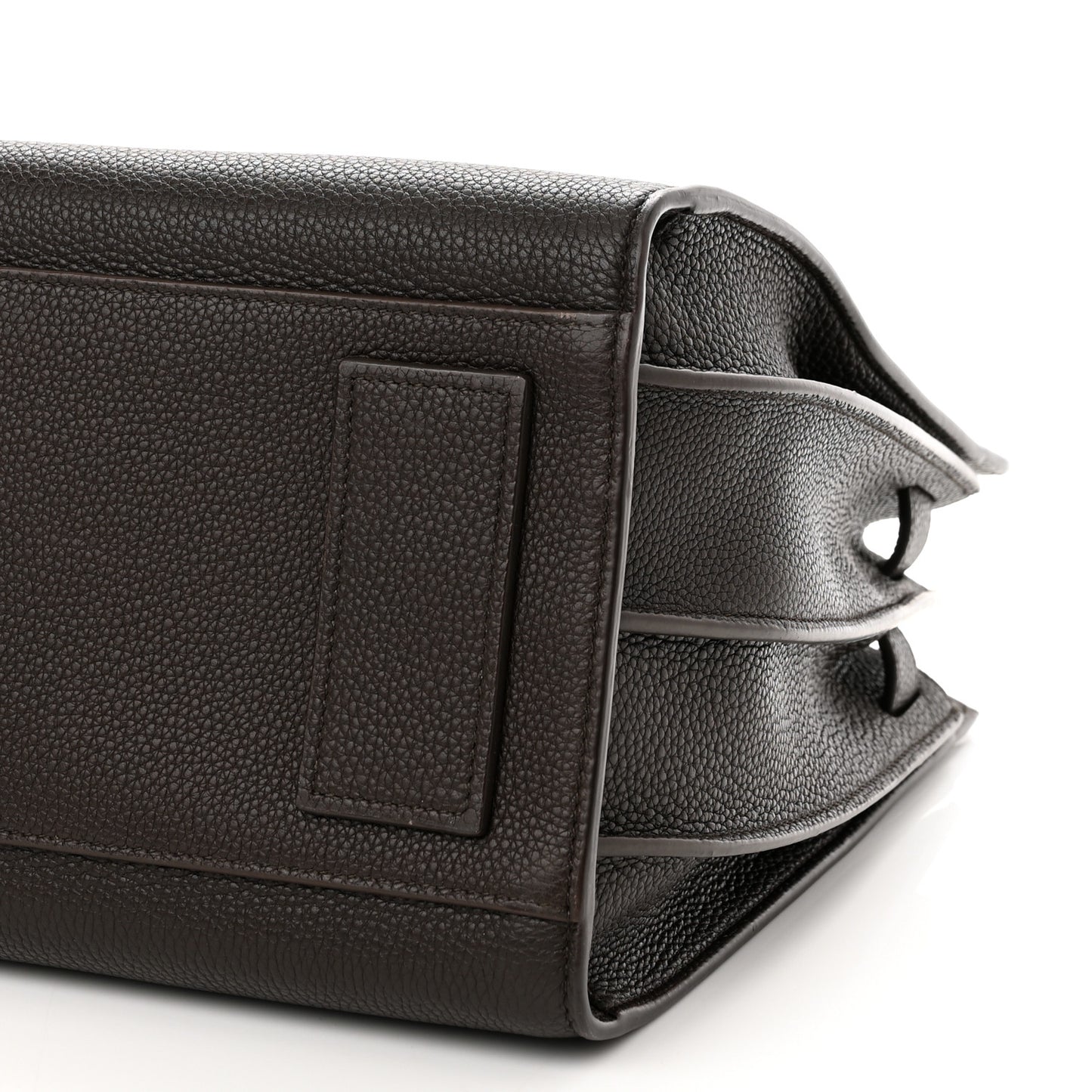 Grained Calfskin Small Supple Sac De Jour Wood