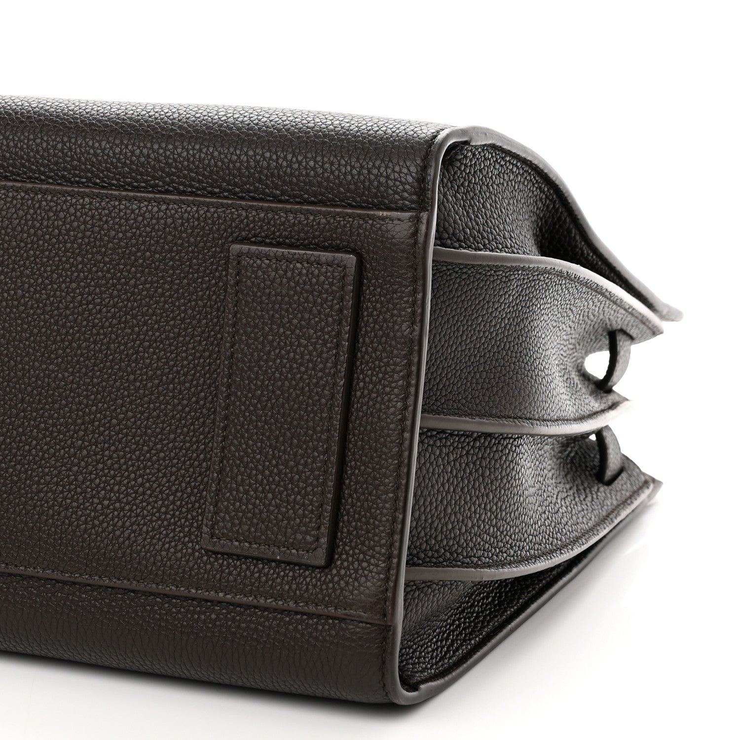 Saint Laurent Grained Calfskin Small Supple Sac De Jour Wood 10 of 12