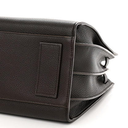 Saint Laurent Grained Calfskin Small Supple Sac De Jour Wood 10 of 12