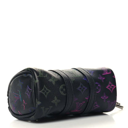 Louis Vuitton Monogram Spotlight Mini Keepall Bag Charm Key Holder Black Borealis 4 of 10