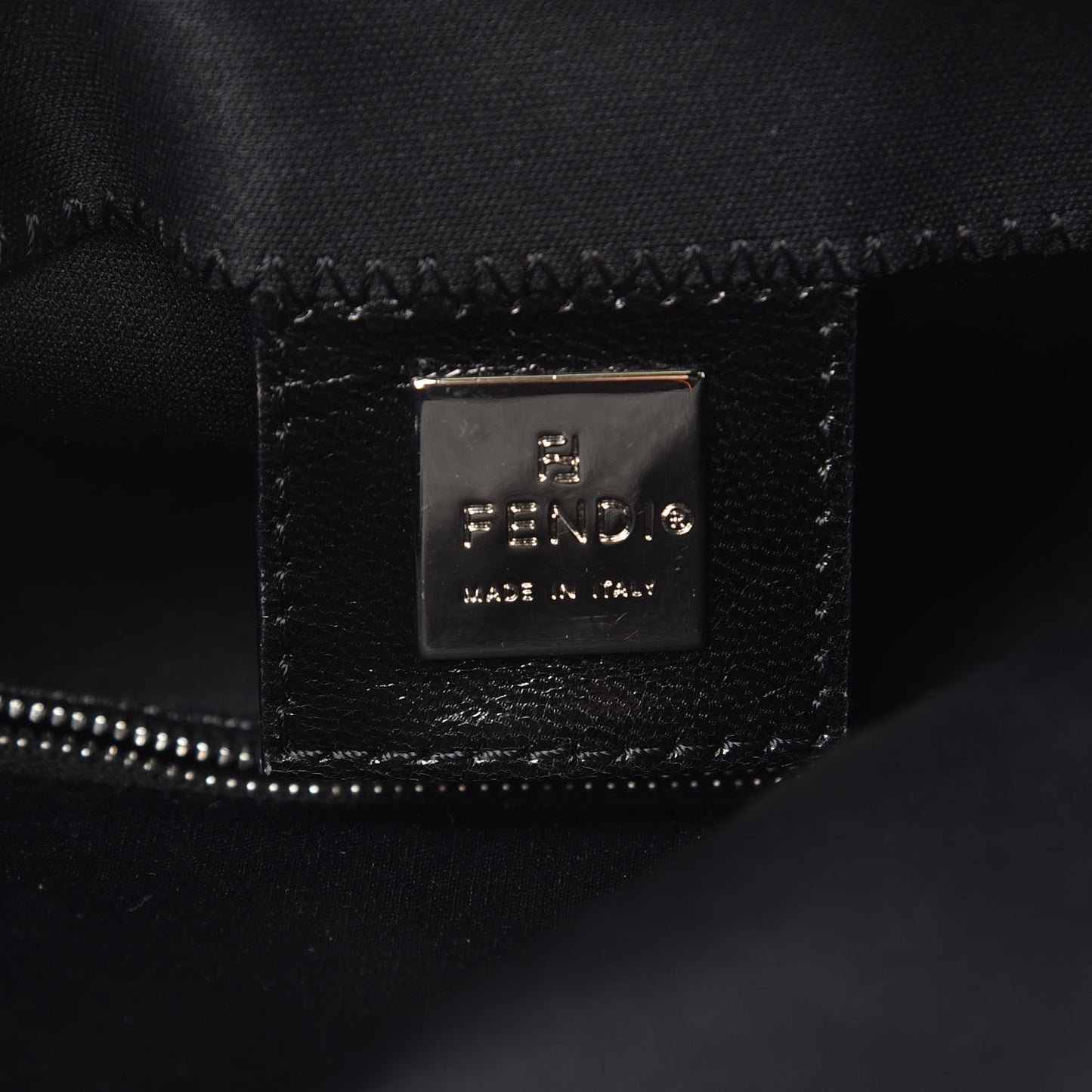 Satin Calfskin Baguette Black