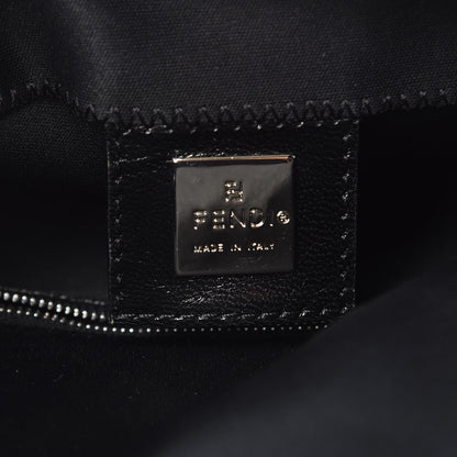 Fendi Satin Calfskin Baguette Black 6 of 9