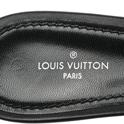 Louis Vuitton Satin Calfskin Citizen Thong Sandal 37 Black 7 of 7