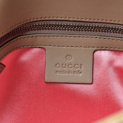 Gucci Velvet Matelasse Small GG Marmont Shoulder Bag Taupe 6 of 15