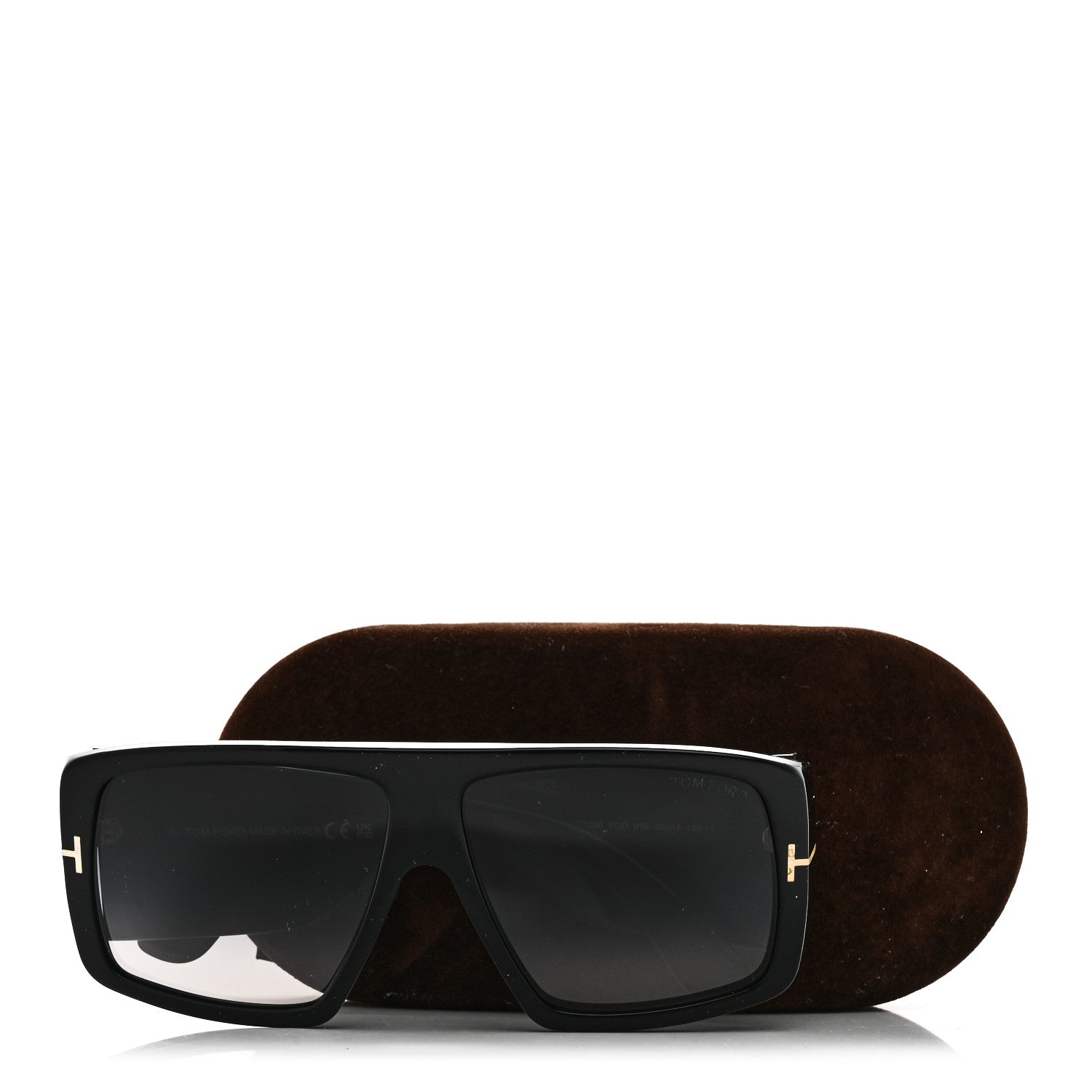 Tom Ford Raven Square Sunglasses TF1036 Black Black 7 of 7