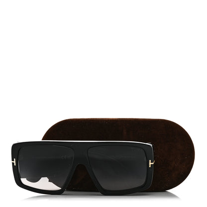 Tom Ford Raven Square Sunglasses TF1036 Black Black 7 of 7