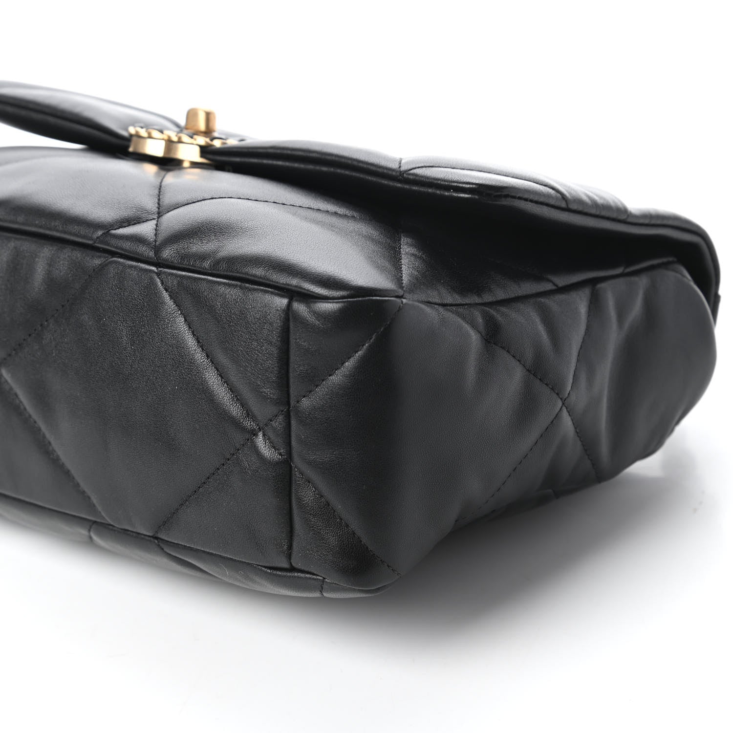 Chanel Lambskin Quilted Large Chanel 19 Flap Black 7 of 10