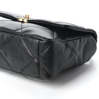 Chanel Lambskin Quilted Large Chanel 19 Flap Black 7 of 10