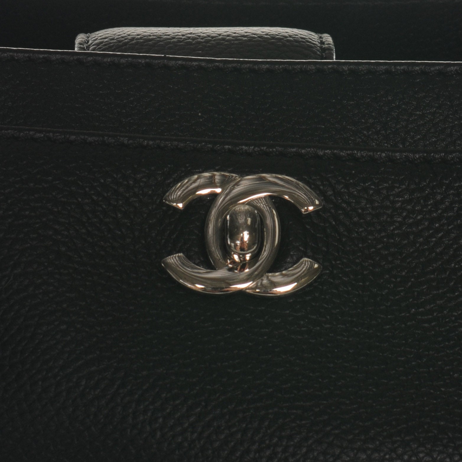 Chanel Caviar Cerf Executive Shopper Tote Black 5 of 8
