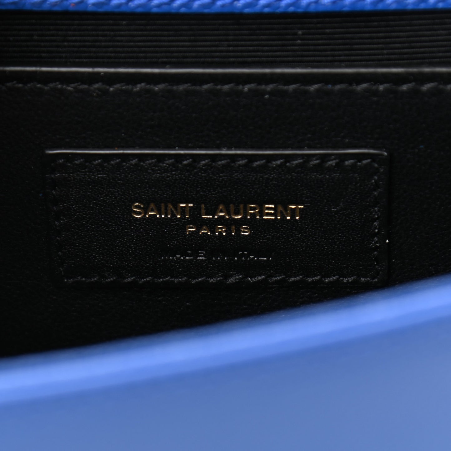 Grain De Poudre Small Classic Monogram Kate Satchel Royal Blue
