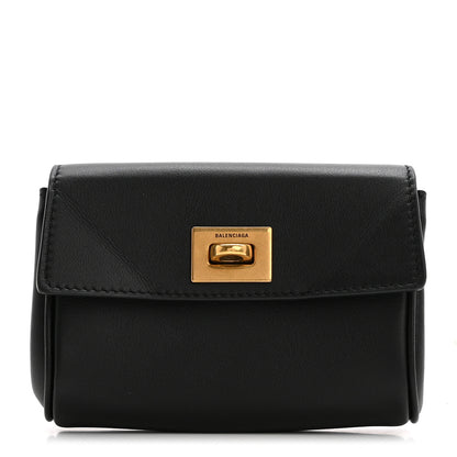 Balenciaga Natural Smooth Calfskin Rodeo Flap Wallet Black 1 of 8