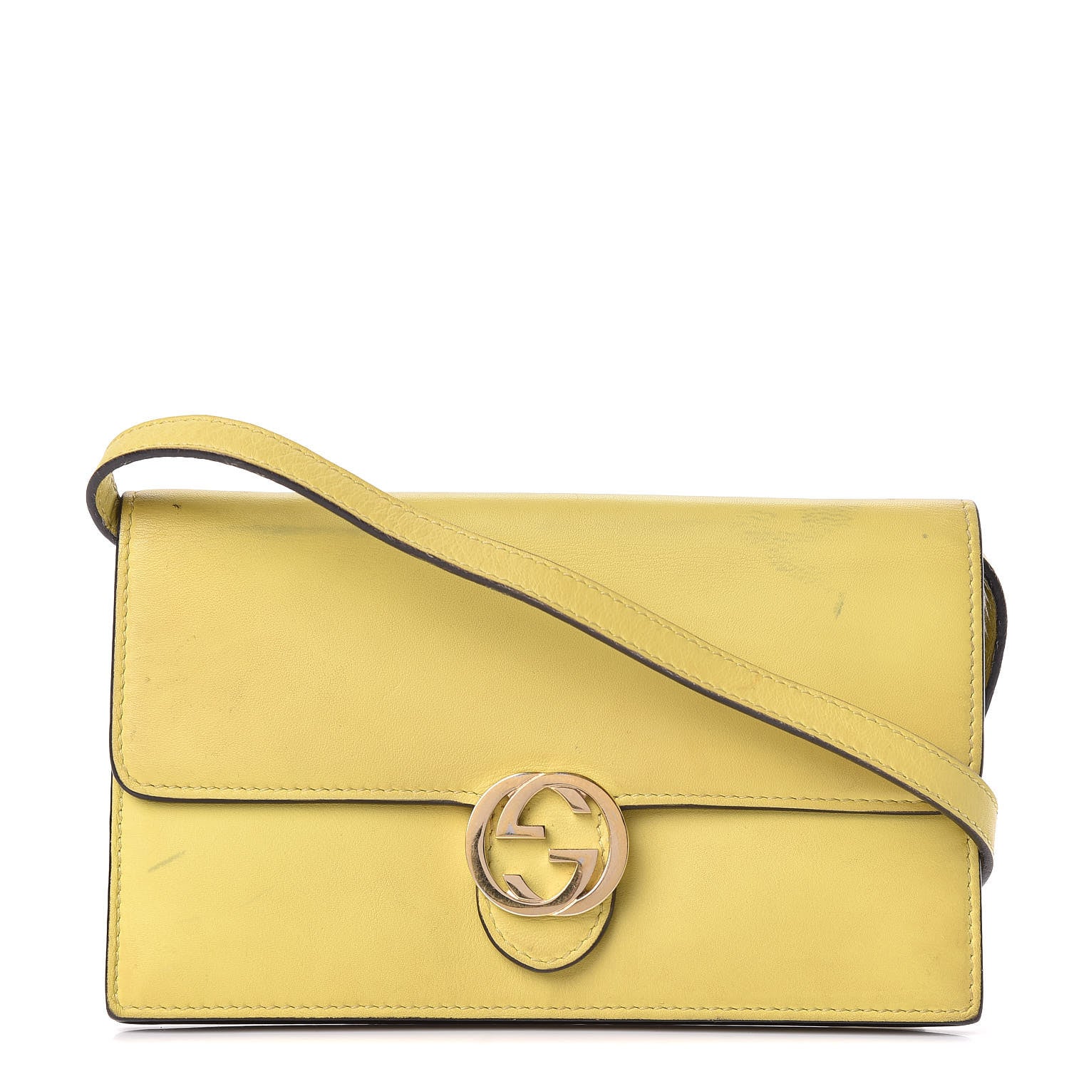 Gucci Moon Calfskin Icon Wallet Mimosa Flower 1 of 23