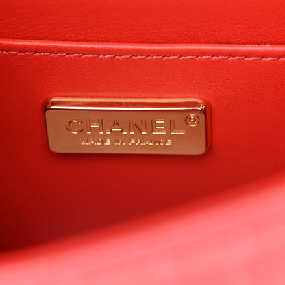 Chanel Shiny Alligator Mini Square Flap Pink 6 of 11