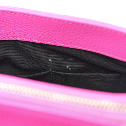 Balenciaga Grained Calfskin Le Dix Mini Soft Cartable Rose Fluo 16 of 16