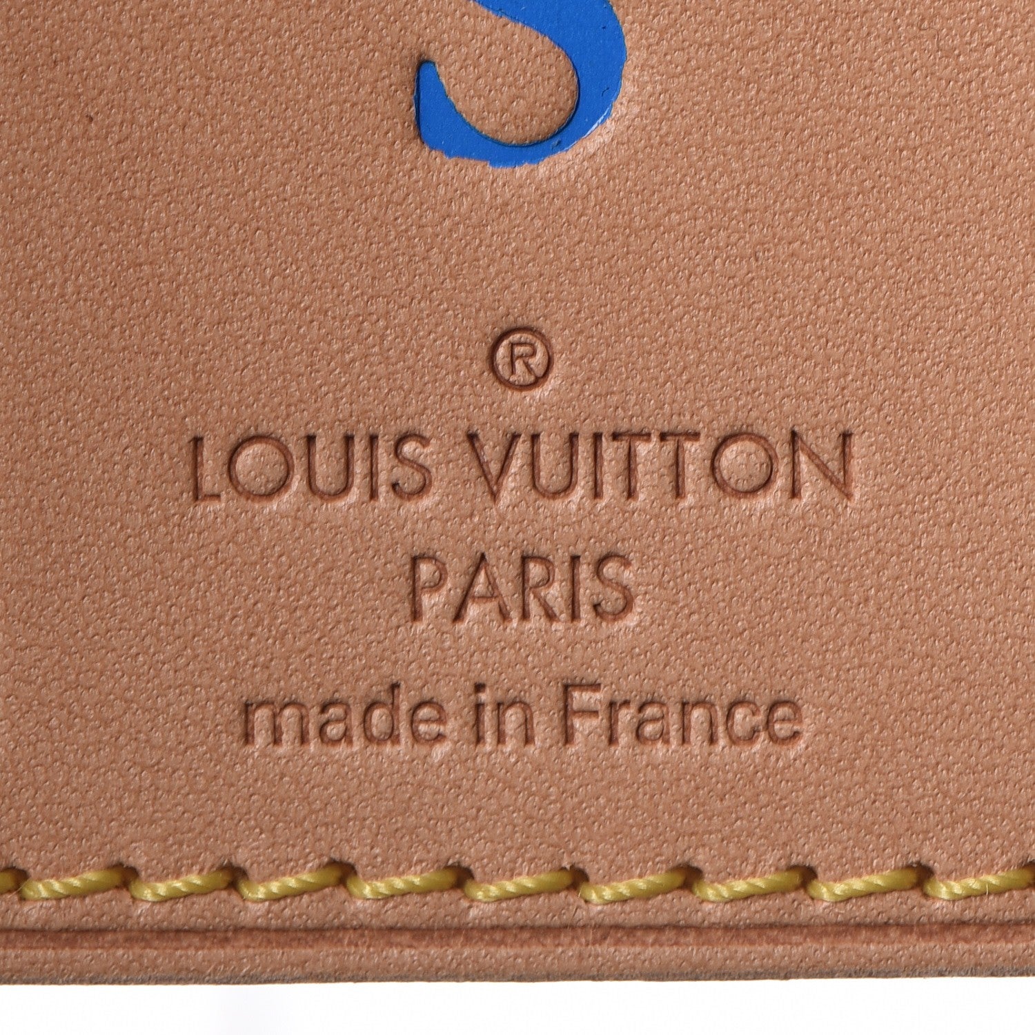 Louis Vuitton Vachetta Luggage Tag 3 of 4