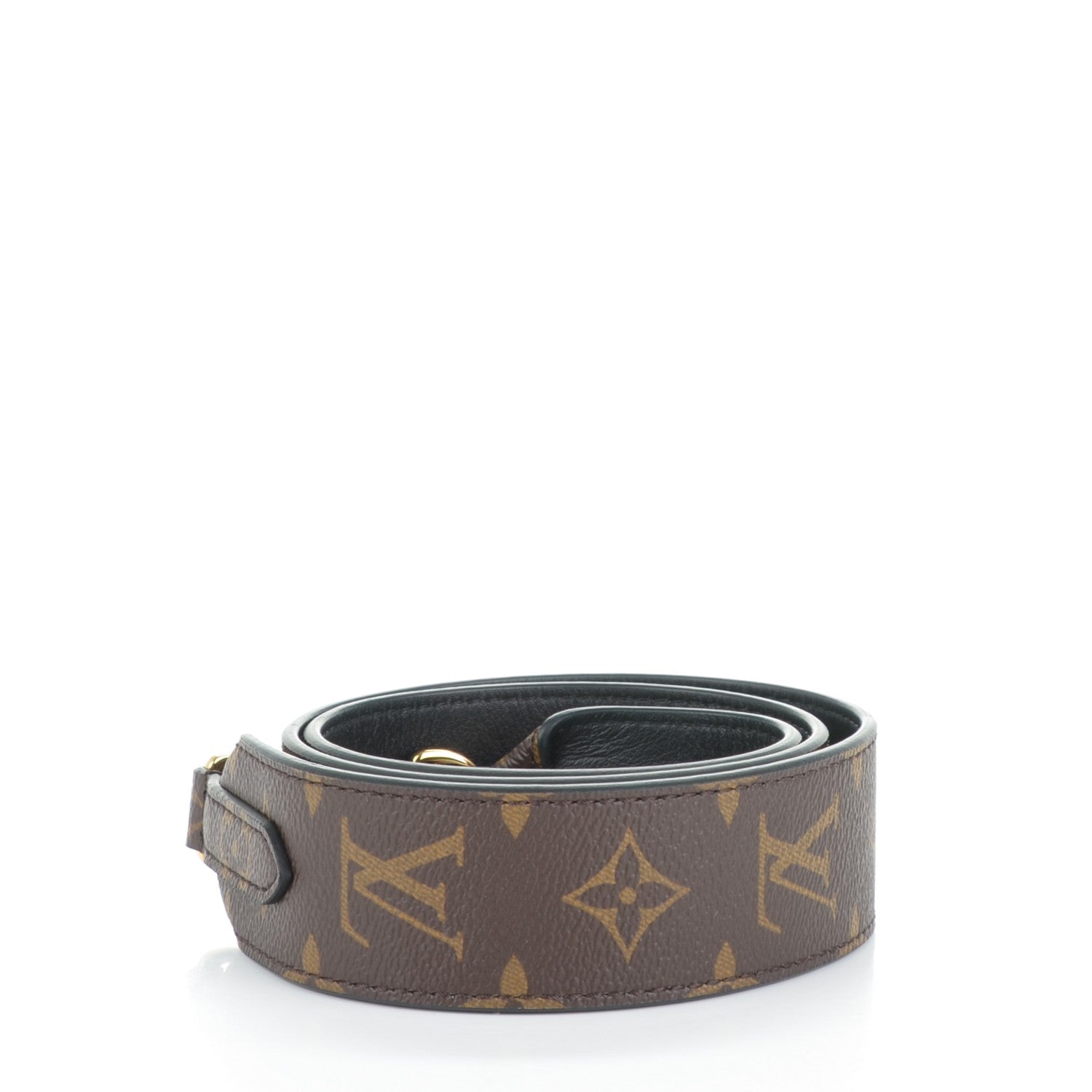 Louis Vuitton Monogram Bandouliere Shoulder Strap Black 3 of 4
