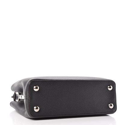 Louis Vuitton Taurillon Capucines BB Black 4 of 10