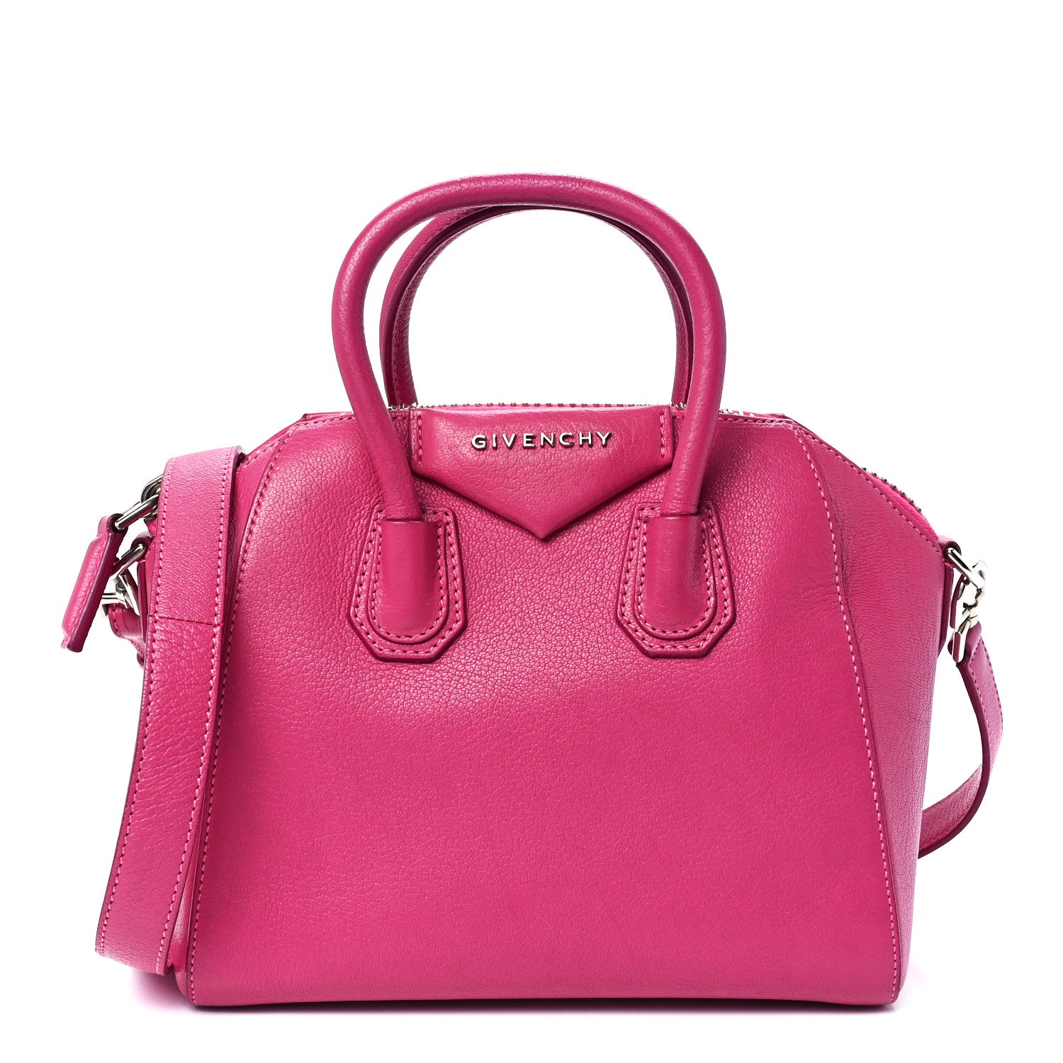 Givenchy Sugar Goatskin Mini Antigona Fushia 1 of 10